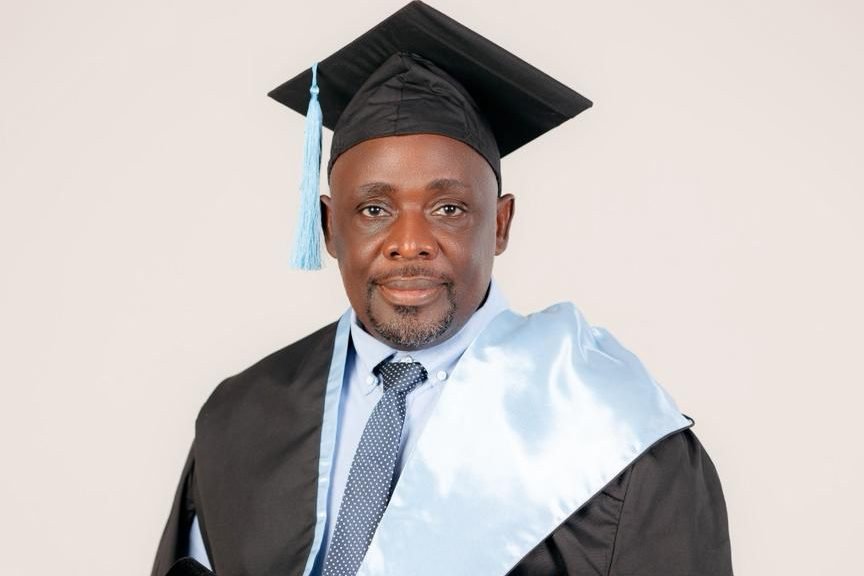 Geoffrey Lutaaya celebrates academic milestone with a Bachelor’s degree
